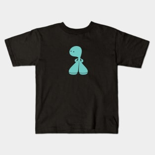 Propeller Guy - Teal Kids T-Shirt